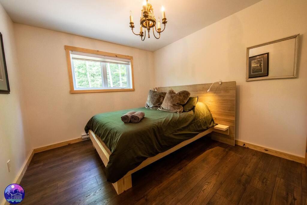 Chalet Deschamps- Spa- Chien Accepte- Nature- Estrie Mansonville Buitenkant foto