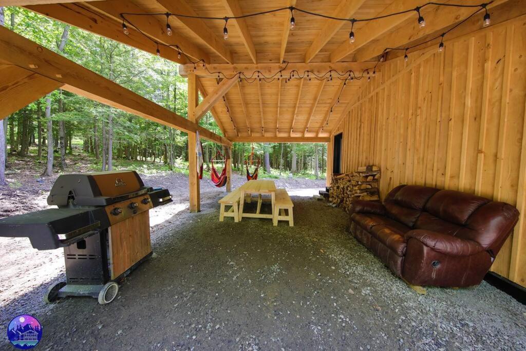 Chalet Deschamps- Spa- Chien Accepte- Nature- Estrie Mansonville Buitenkant foto